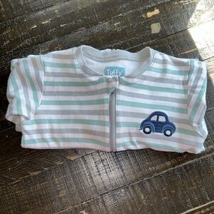 🍄24M Tuffy Volkswagen Car zip up two way one piece, sleepers little boy